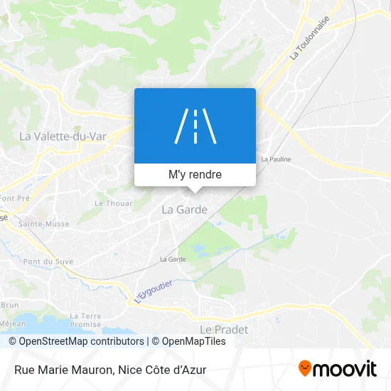 Rue Marie Mauron plan