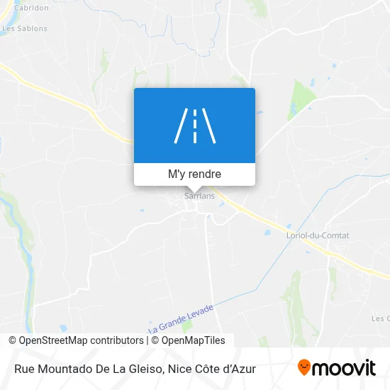 Rue Mountado De La Gleiso plan