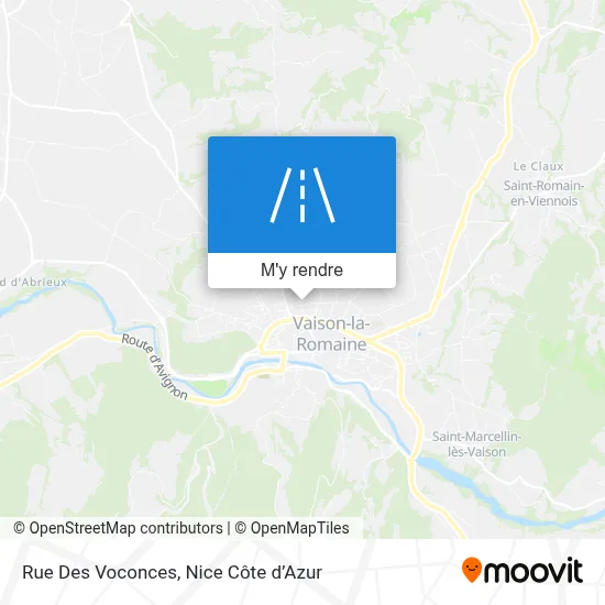 Rue Des Voconces plan