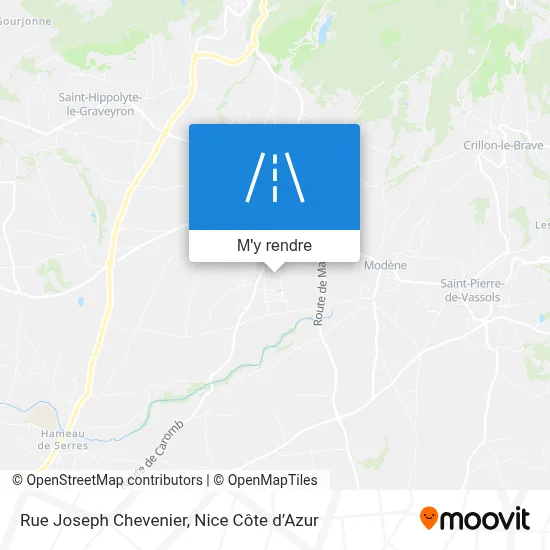 Rue Joseph Chevenier plan