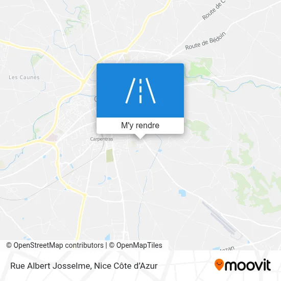 Rue Albert Josselme plan