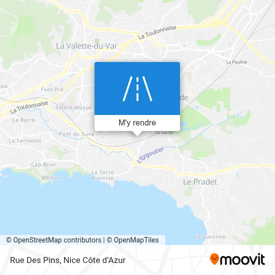 Rue Des Pins plan
