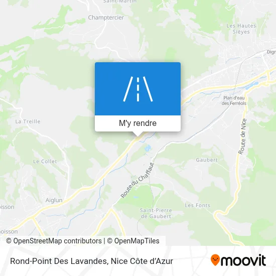 Rond-Point Des Lavandes plan