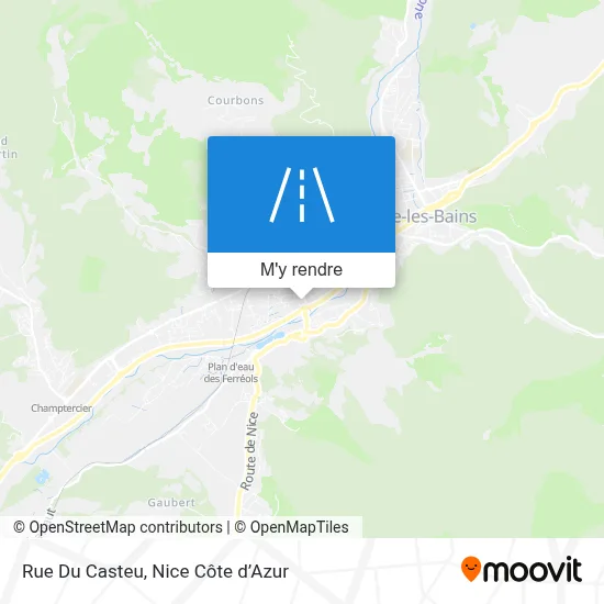 Rue Du Casteu plan