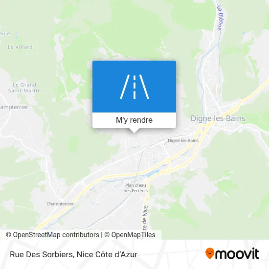Rue Des Sorbiers plan