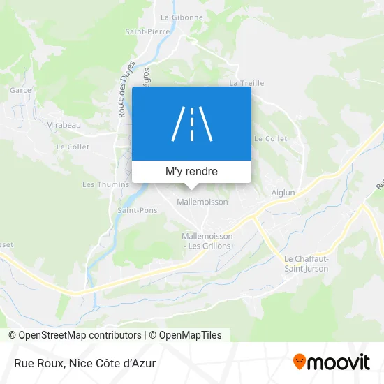 Rue Roux plan