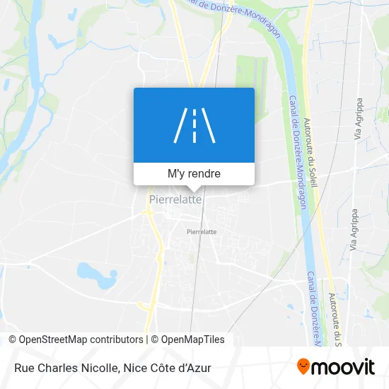 Rue Charles Nicolle plan