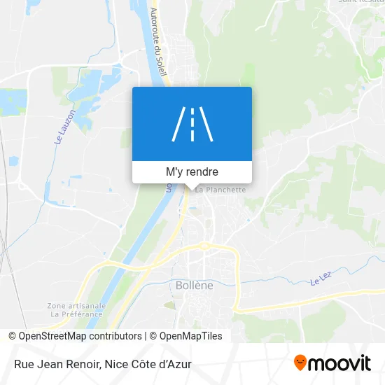 Rue Jean Renoir plan