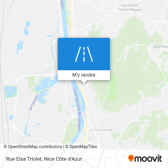 Rue Elsa Triolet plan