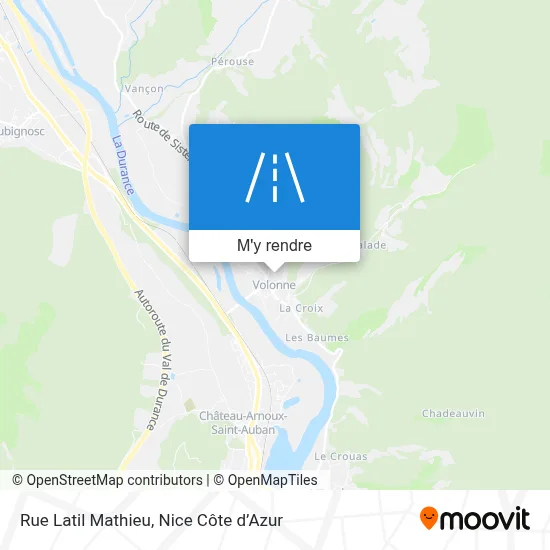 Rue Latil Mathieu plan