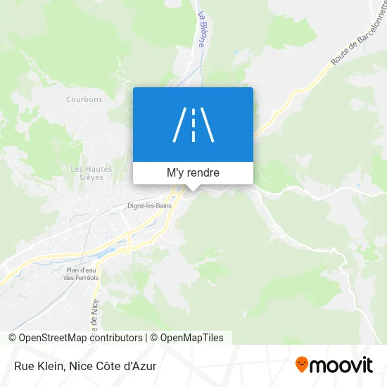 Rue Klein plan