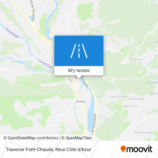 Traverse Font-Chaude plan