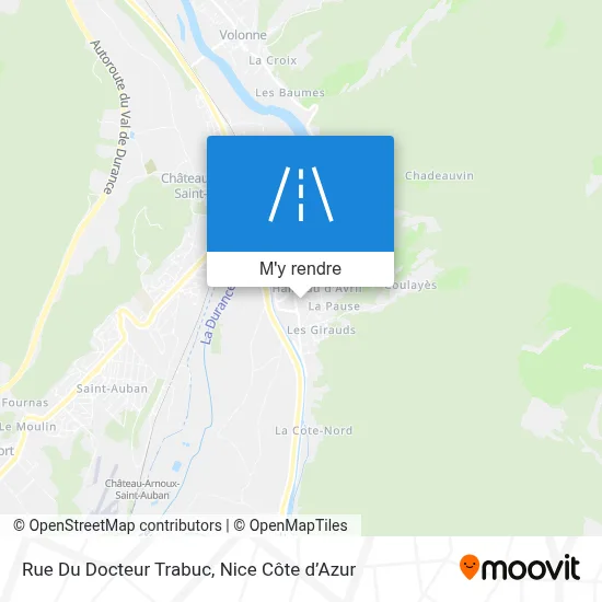 Rue Du Docteur Trabuc plan