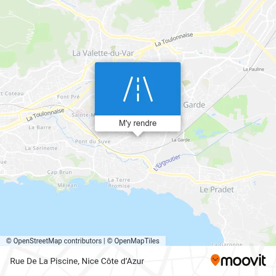 Rue De La Piscine plan