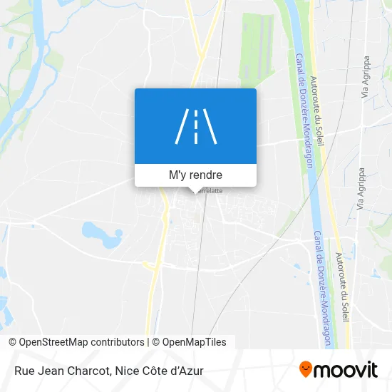 Rue Jean Charcot plan