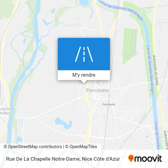 Rue De La Chapelle Notre-Dame plan