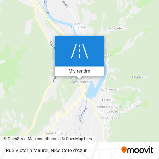 Rue Victorin Maurel plan
