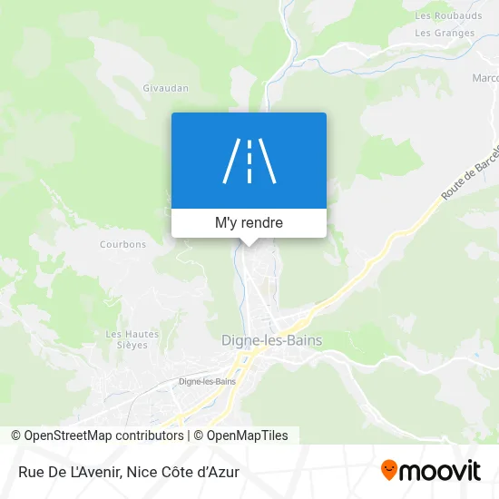 Rue De L'Avenir plan