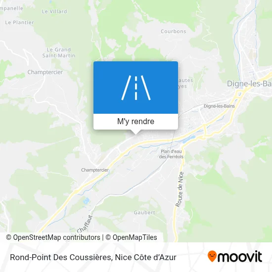 Rond-Point Des Coussières plan