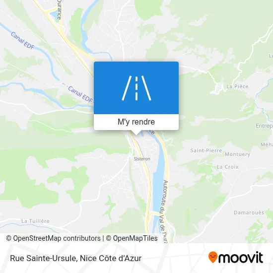 Rue Sainte-Ursule plan