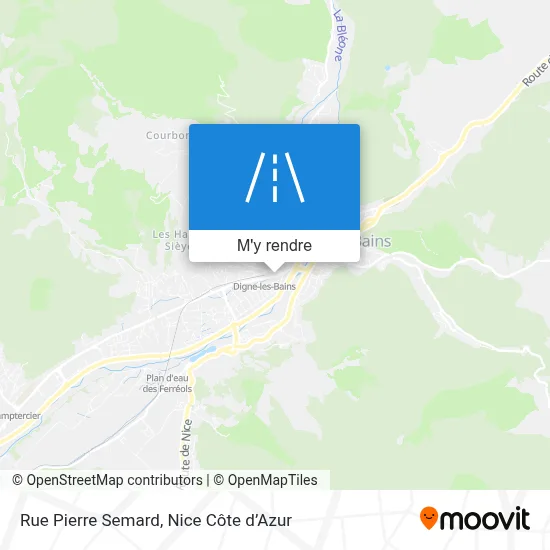 Rue Pierre Semard plan