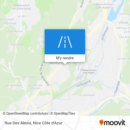 Rue Des Alexis plan