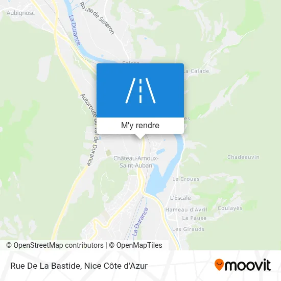 Rue De La Bastide plan
