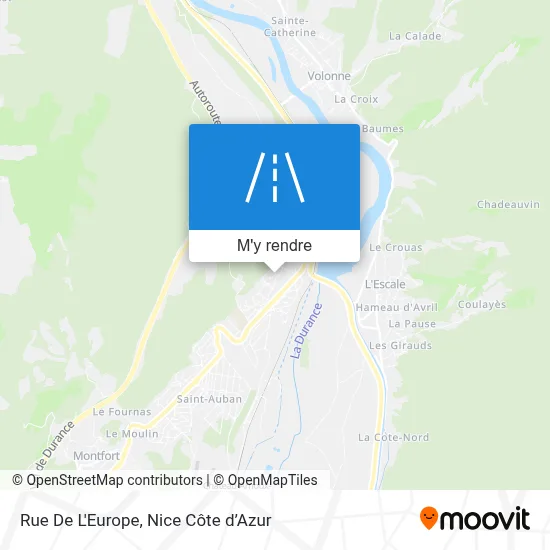 Rue De L'Europe plan