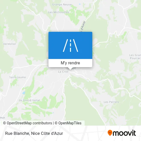 Rue Blanche plan