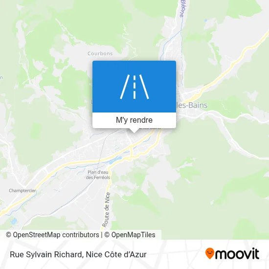 Rue Sylvain Richard plan