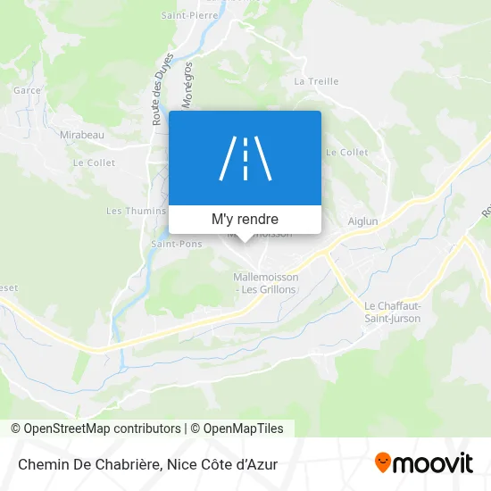 Chemin De Chabrière plan