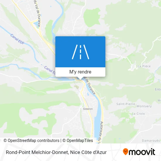 Rond-Point Melchior-Donnet plan