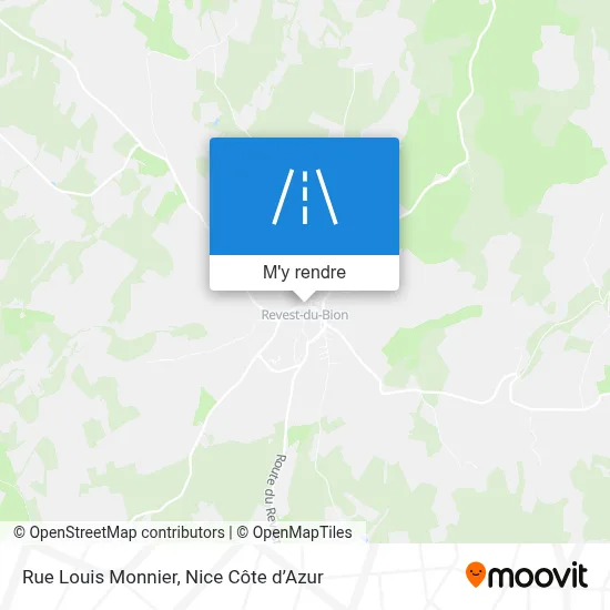 Rue Louis Monnier plan