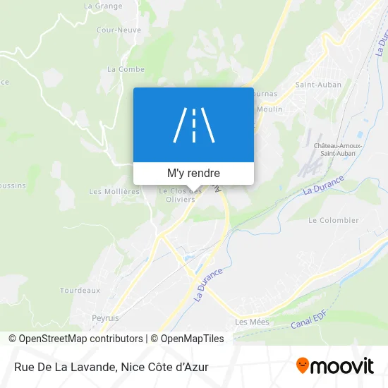 Rue De La Lavande plan