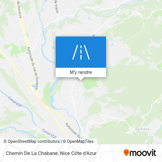 Chemin De La Chabane plan