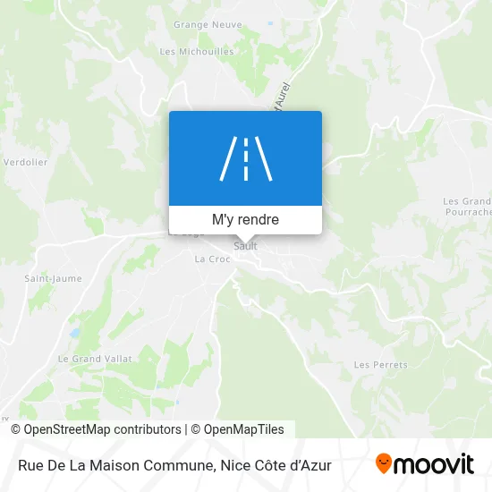 Rue De La Maison Commune plan