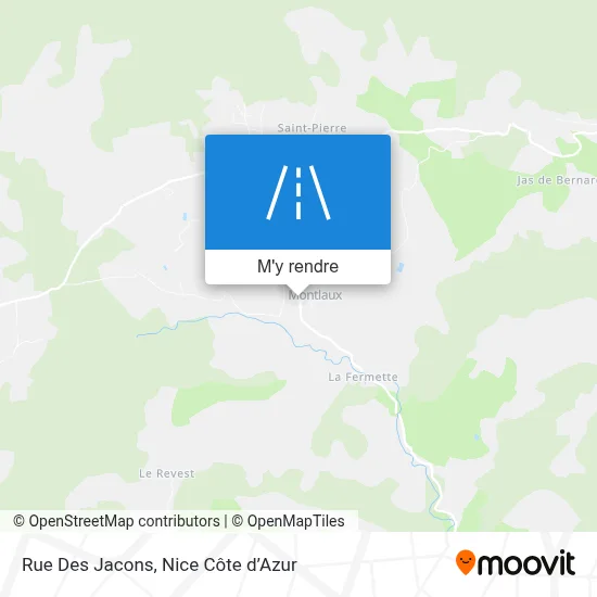 Rue Des Jacons plan