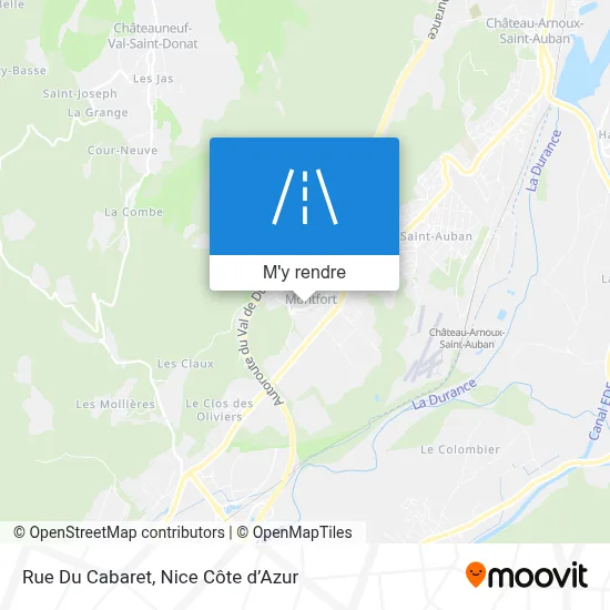 Rue Du Cabaret plan