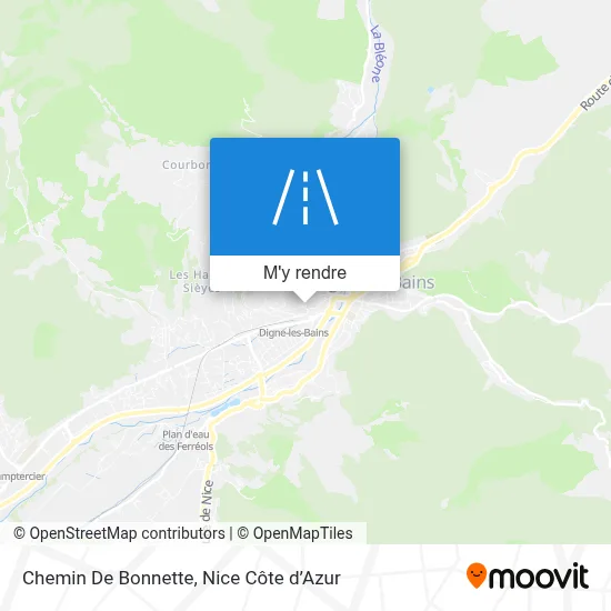 Chemin De Bonnette plan