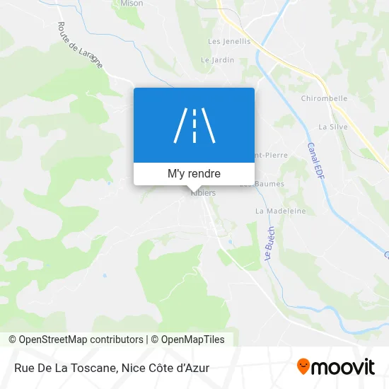 Rue De La Toscane plan