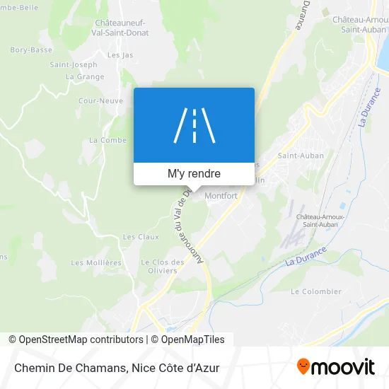 Chemin De Chamans plan