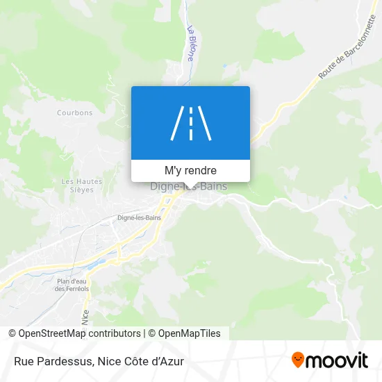 Rue Pardessus plan