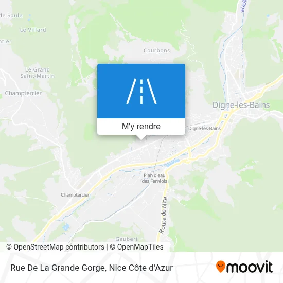 Rue De La Grande Gorge plan