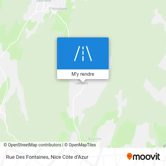 Rue Des Fontaines plan