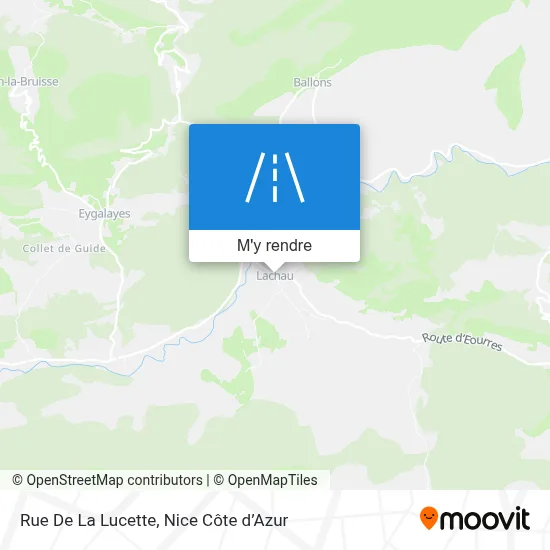 Rue De La Lucette plan