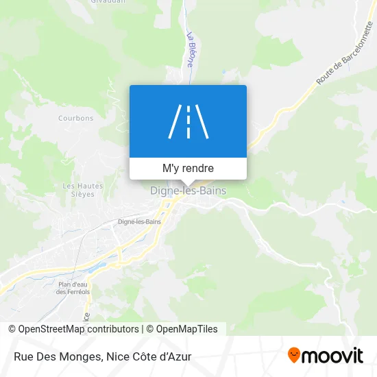Rue Des Monges plan