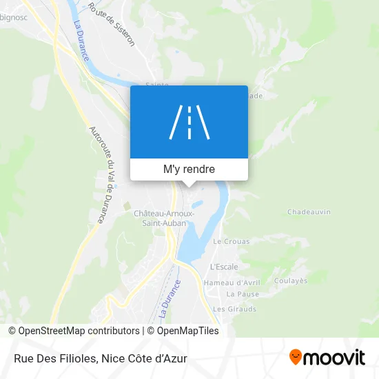 Rue Des Filioles plan