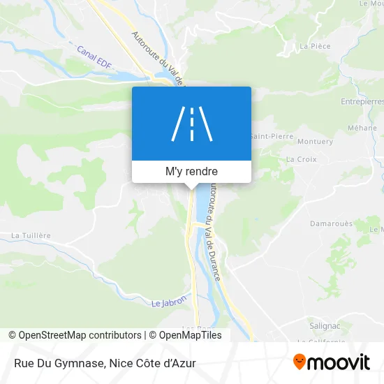 Rue Du Gymnase plan