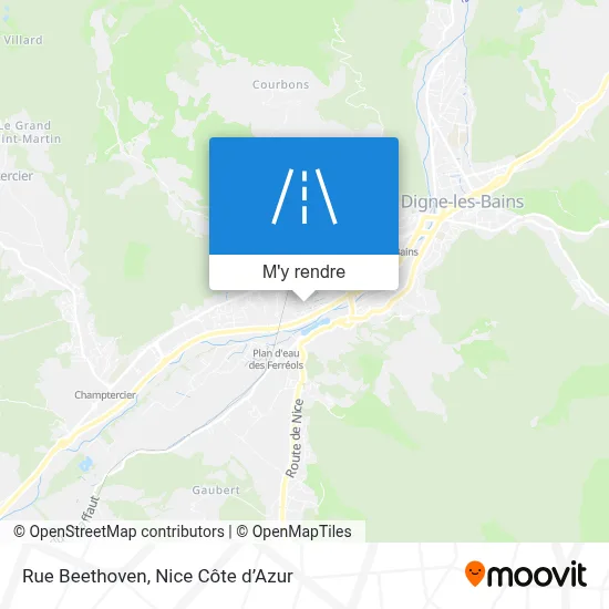 Rue Beethoven plan
