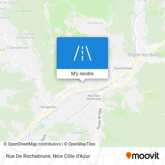 Rue De Rochebrune plan